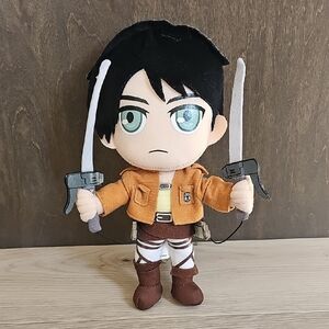 Attack‎ On Titan Eren Yeager Plush Toy 10"